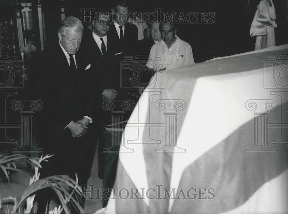 1970 Press Photo Funeral of Late Greek Foreign minister Mr. Pipinelis - Historic Images