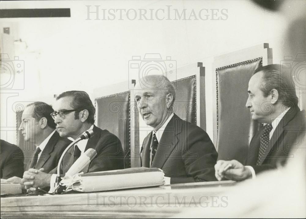 Press Photo Greek Junta Trail: President Court Mr. Ioannis Deyannis - Historic Images