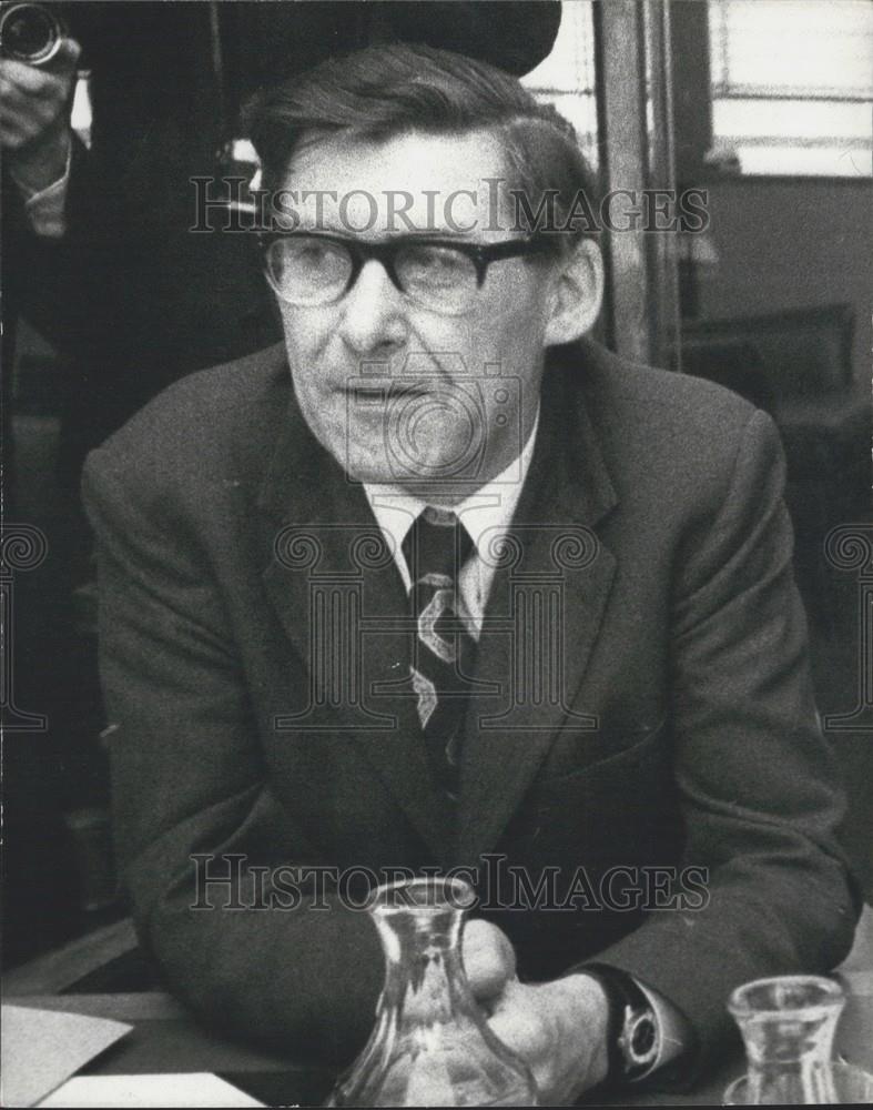 1974 Press Photo Mick McGahey, National Union, Mineworkers Vice President - Historic Images