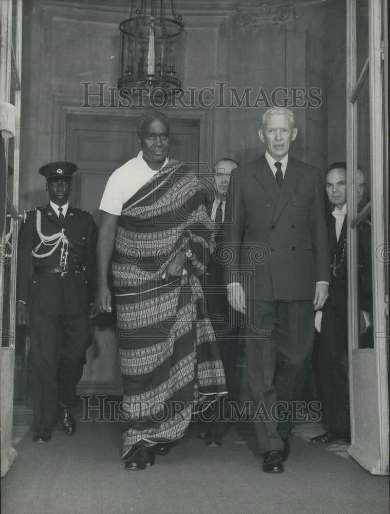 1968 Press Photo President of Zambia of Visit To Paris M. Kaunda, - Historic Images