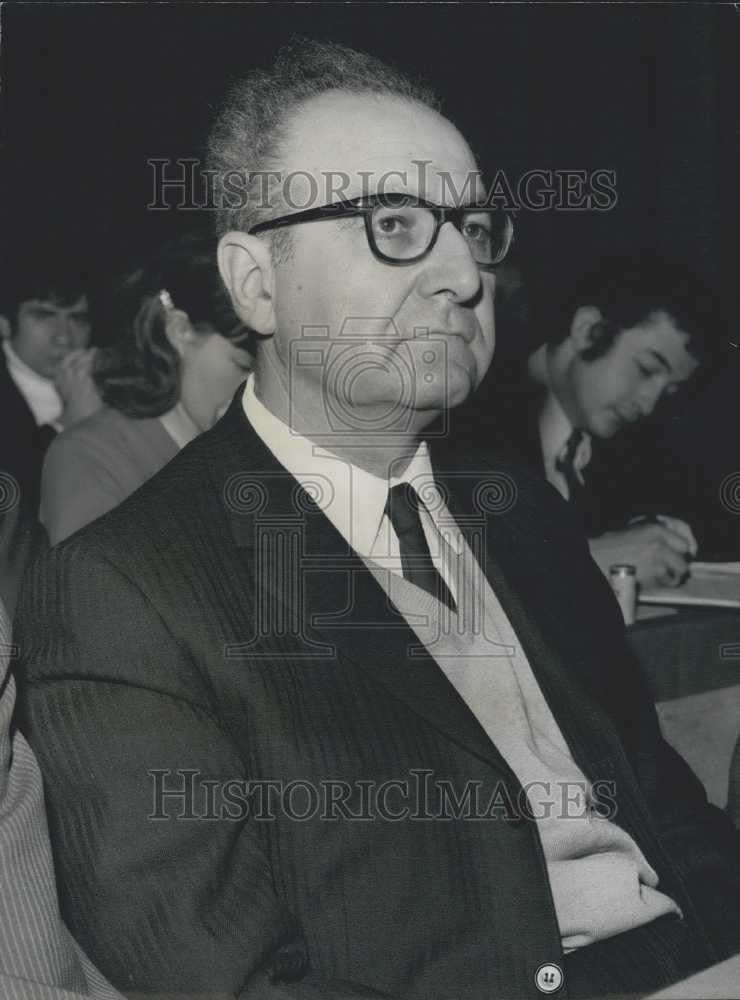 1970 Press Photo M. Garaudy At Opening of French Communist Party Congress - Historic Images