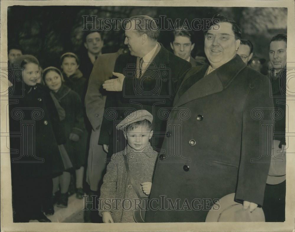 1956 Press Photo Soviet Minister, Power Stations, Georgi Malenkov, London - Historic Images