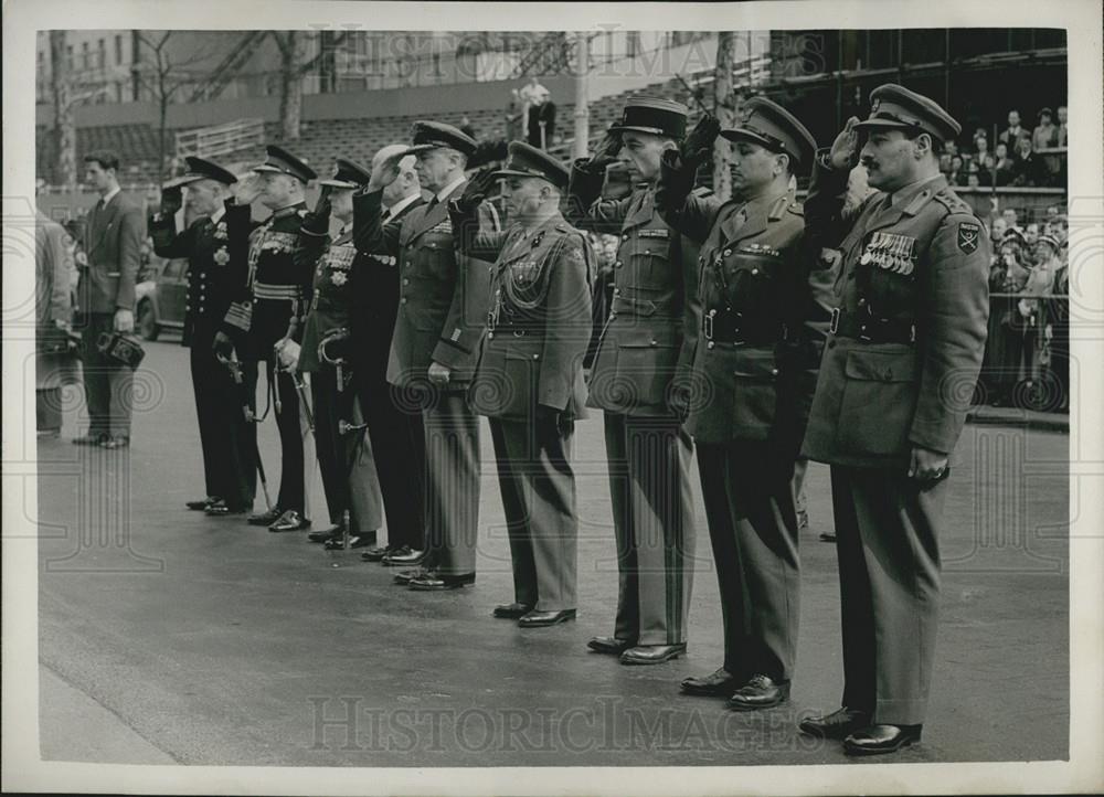 1953 Press Photo The annual Anzac Day commemoration - Historic Images