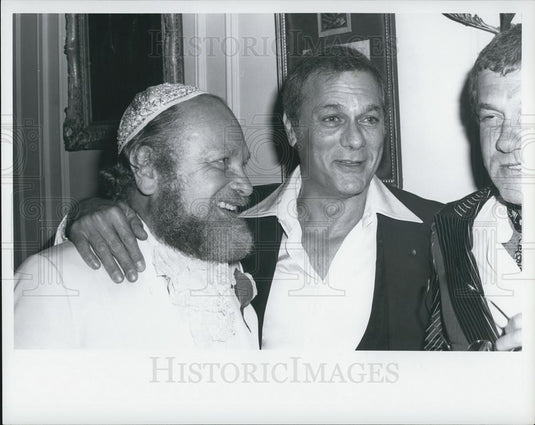 1976 Press Photo Tony Curtis Best Man at Gerard CoufeldÃ¢s Wedding Beverly Hills - Historic Images