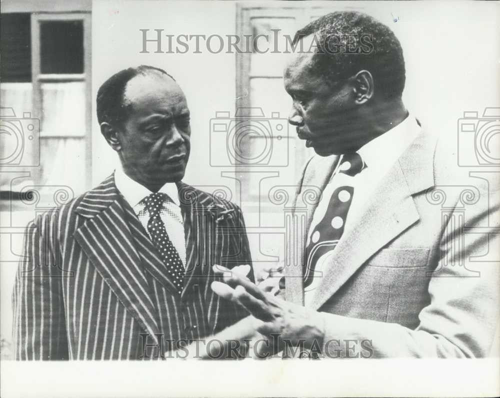 1978 Press Photo Vice President Danial Arap Moi Sworn Acting President Kenya - Historic Images