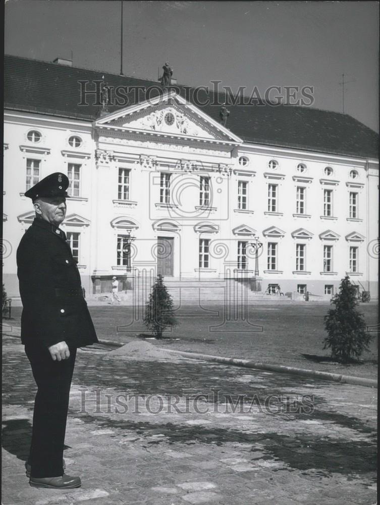 1959 Press Photo Castle Bellevue, German President, Berlin - Historic Images