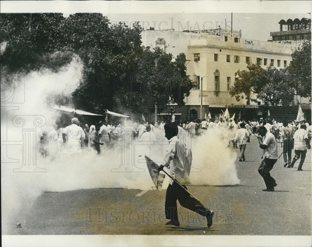 1968 Press Photo Demonstration In New Delhi Against Russian Aid To Pakistan - Historic Images