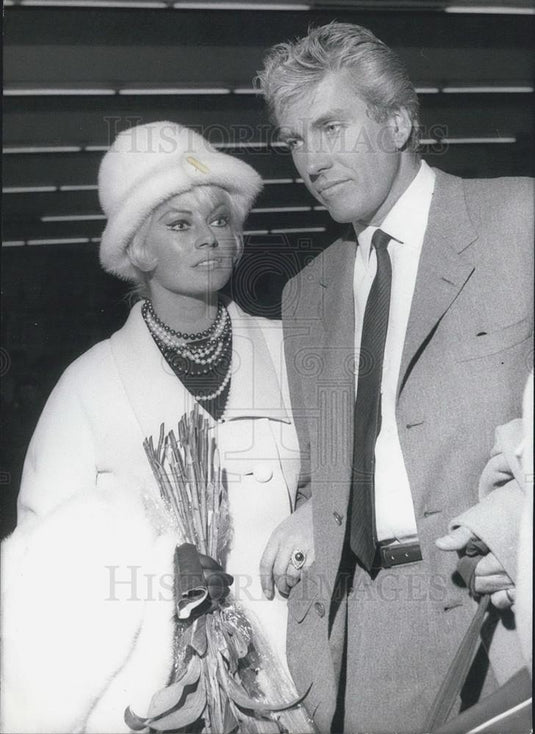 1965 Press Photo Anita Ekberg, Rik Van Nutter - Historic Images
