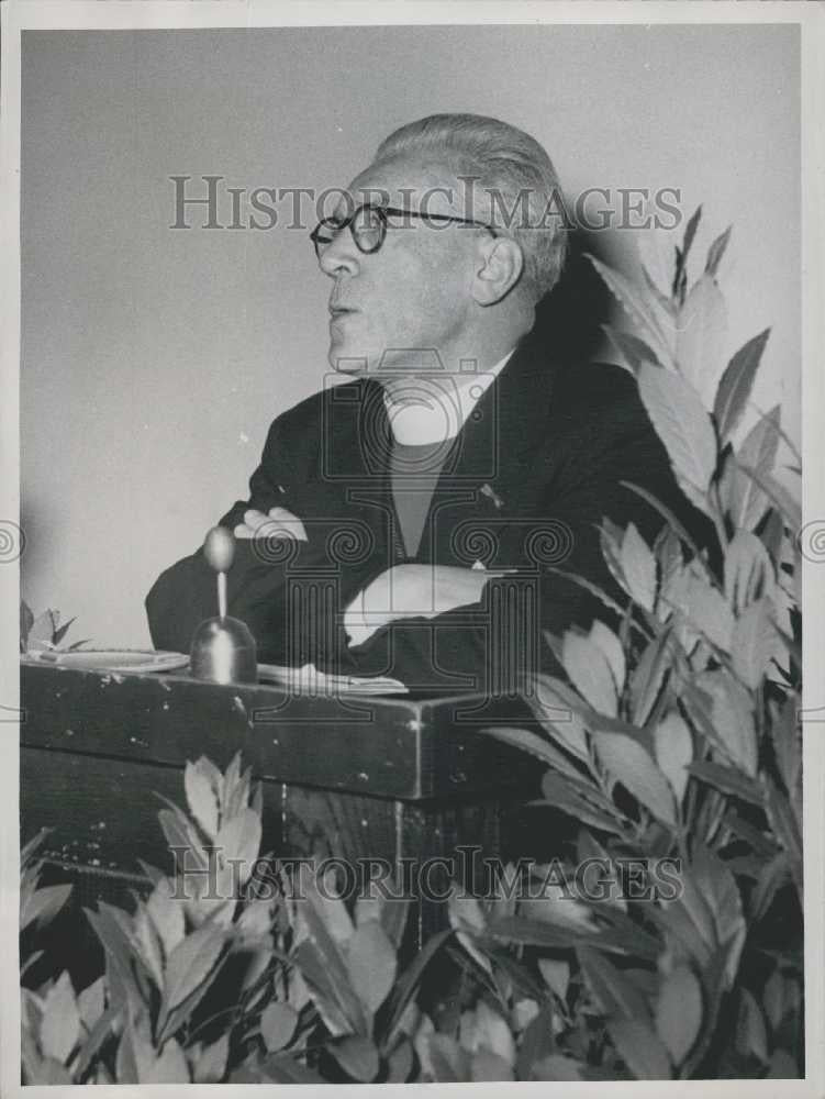 Press Photo Archbishop Dr. A. Rinkel Netherlands Old Catholic Church - Historic Images