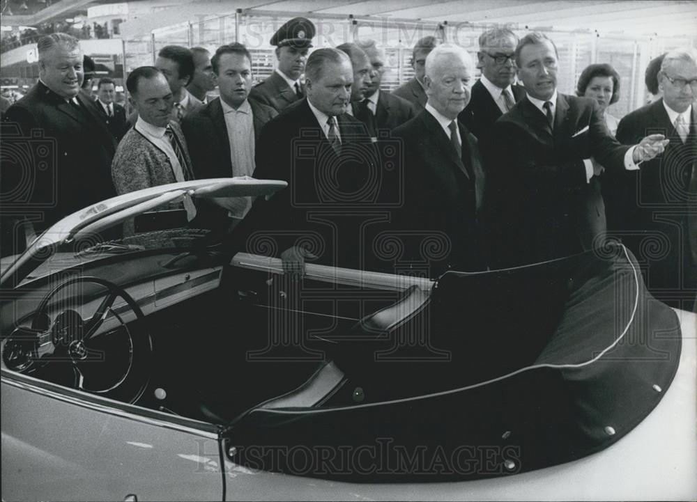 1965 Press Photo  President Lubke at the Inauguration of the 42 - Historic Images