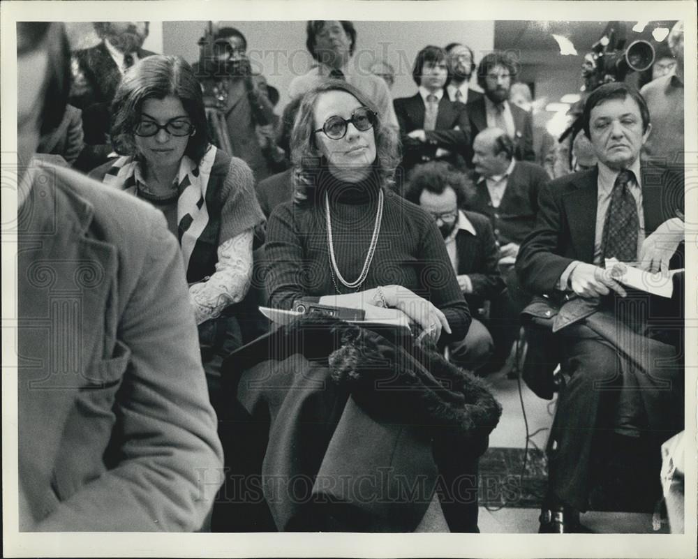 1976 Press Photo Georgia Welch Clark wife of Ex Attorney General Ramsey Clark - Historic Images