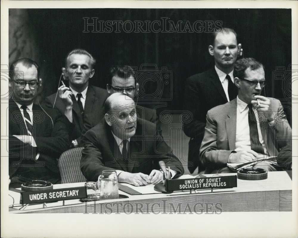 1964 Press Photo Security Council Meets To Consider United States Complaint - Historic Images