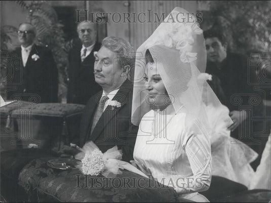 1962 Press Photo Actress Daniela Rocca&Jean Jacques Delbo in "L'attico" - Historic Images