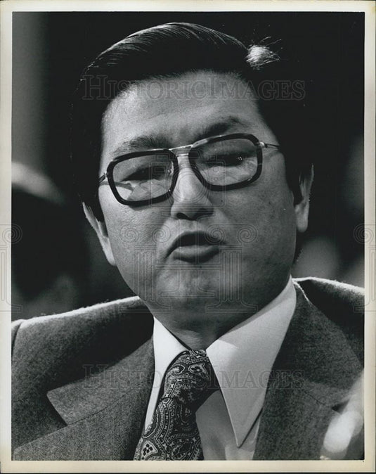 1978 Press Photo Tongsun Park, House Ethics Committee, Washington, DC - Historic Images