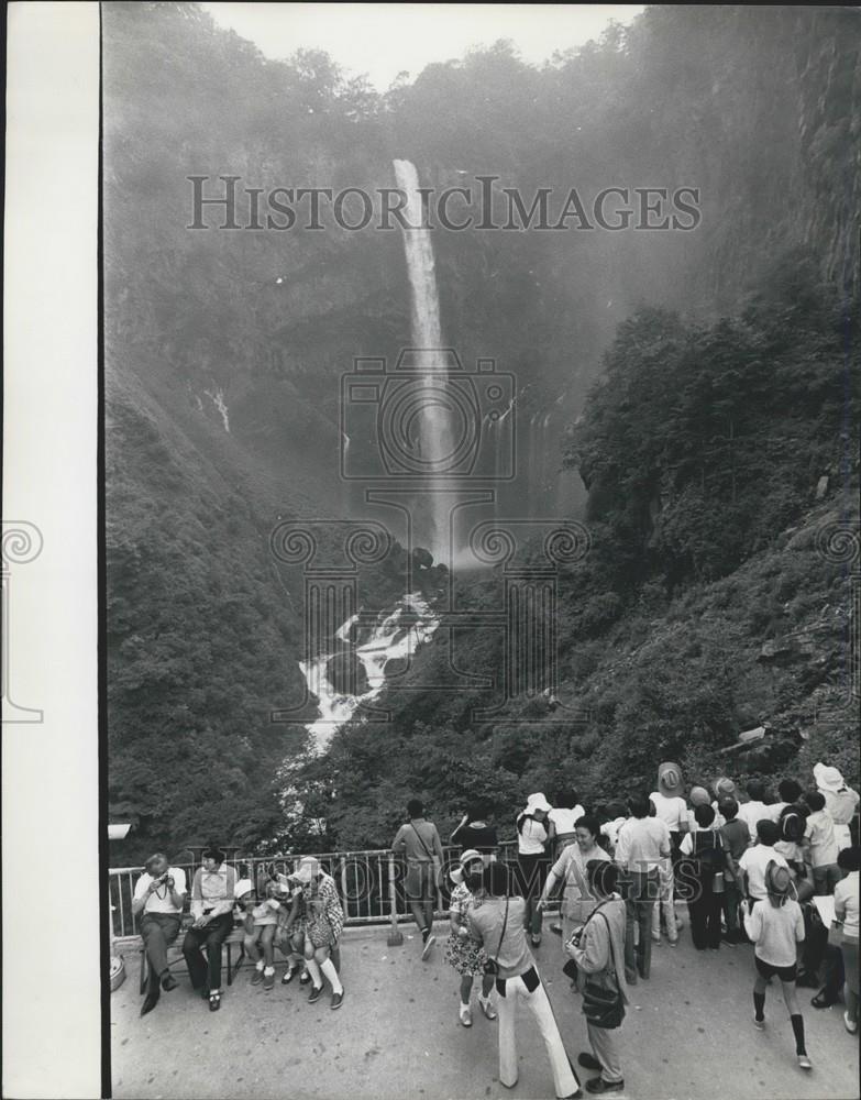 Press Photo Japan Kegon Falls - Historic Images