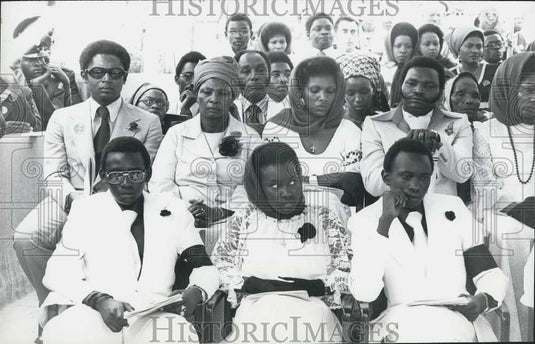 Press Photo Jomo Kenyatta's Funeral In Nairobi - Historic Images