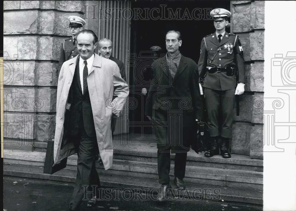 1970 Press Photo French Ambassador Jean Sauvagnargues - Historic Images