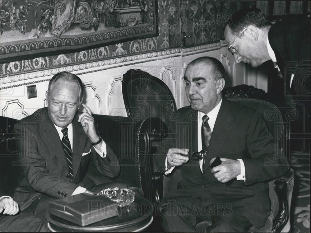 Press Photo Secretary State Rogers Meeting Spanish Vice President Blanco - Historic Images