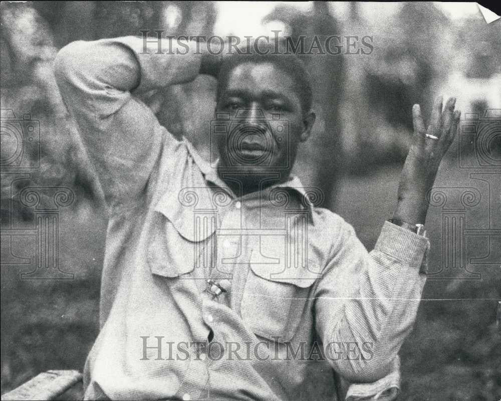 1980 Press Photo Zimbabwe Cabinet Minister Edgar Takere Pardon Denied - Historic Images