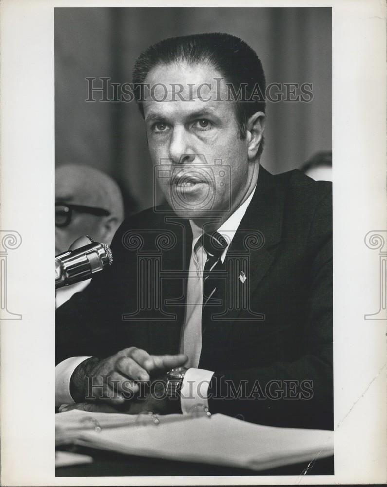 19752 Press Photo H.R. Haldeltan:Testifying Before Senate Watergate Comittee - Historic Images