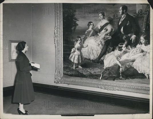 1953 Press Photo Queen Views Kings and Queens-AD 653 By Franz Winterhalter - Historic Images