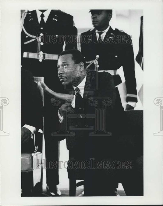 1972 Press Photo Minister of Defense & Interior For Haiti Luckner Gambronne - Historic Images