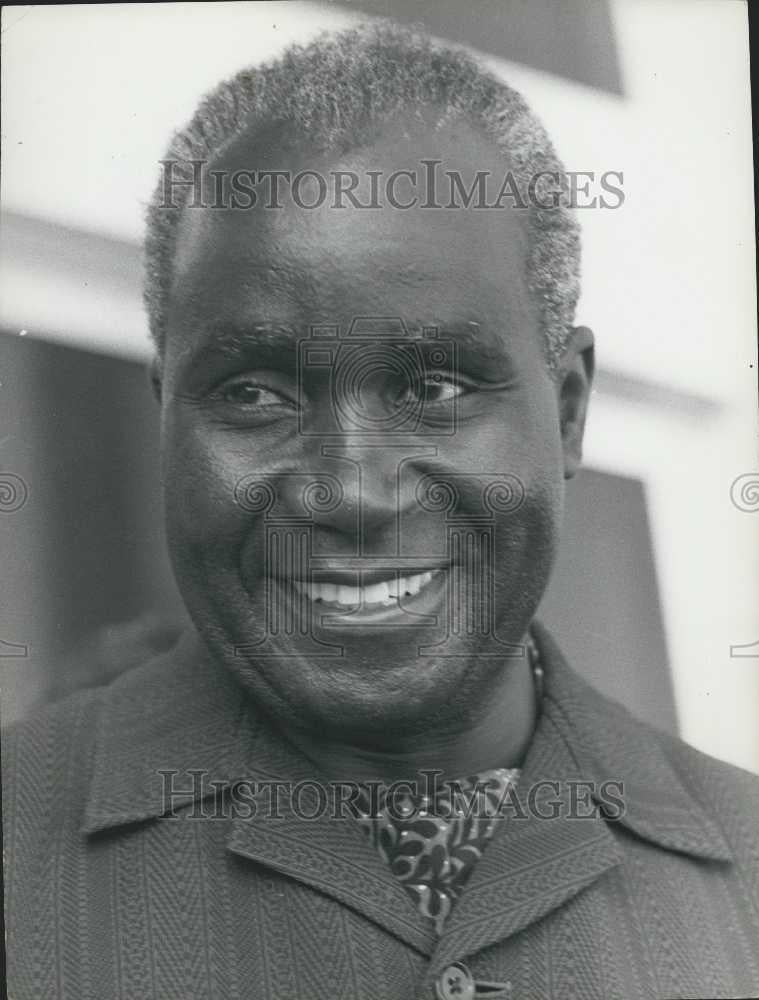 Press Photo Kenneth David Kaunda President of Zumbia - Historic Images