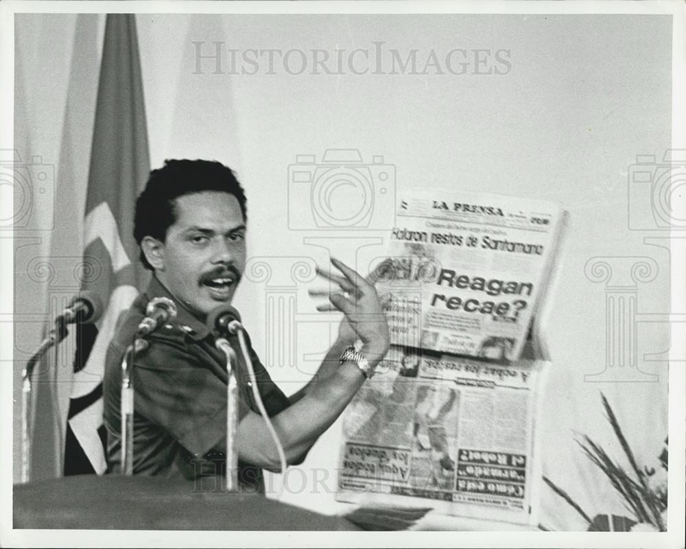 1981 Press Photo Rene NuÃƒÂ±ez - President of State Council - Historic Images