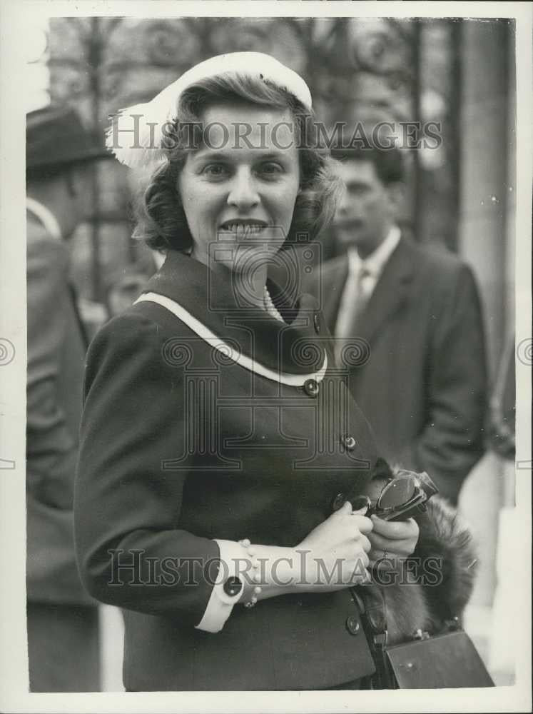 1958 Press Photo Ann Schlesinger South African Millionaire&#39;s Wife - Historic Images