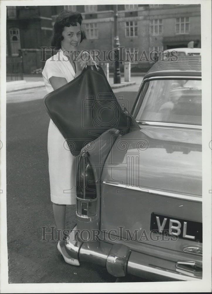 Press Photo New uses for nylon container for Petrol - Historic Images