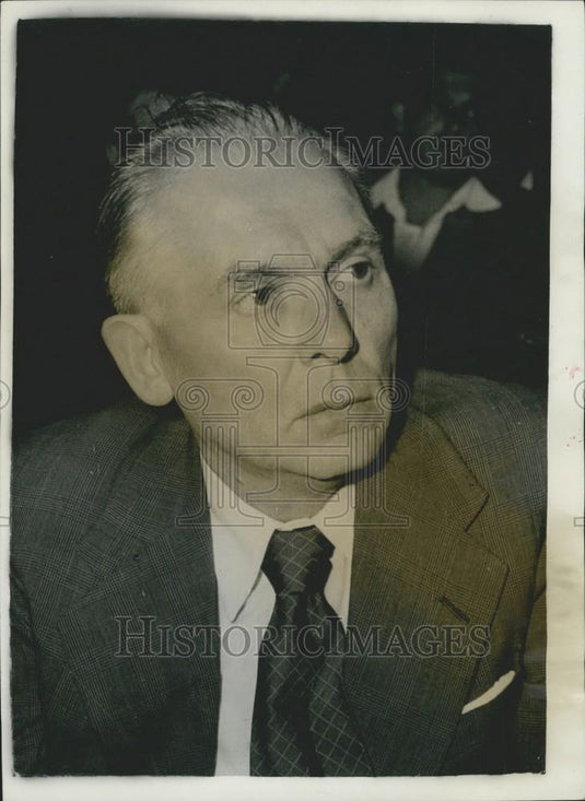 1956 Press Photo Hungary Minister, Foreign Affairs Imre Horvath - Historic Images