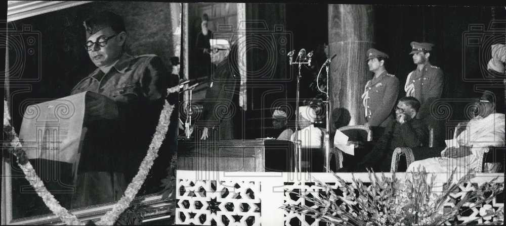 Press Photo President of India Sanjiva Reddy Unveils Portrait - Historic Images