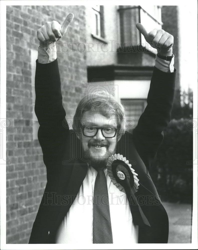 1981 Press Photo Bill Pitt the liberal/SDP Alliance Candidate in the Croydon N.E - Historic Images