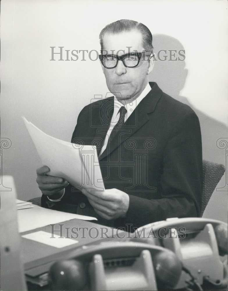 Press Photo N.O. Minford House of Commons Leader Minister of State - Historic Images