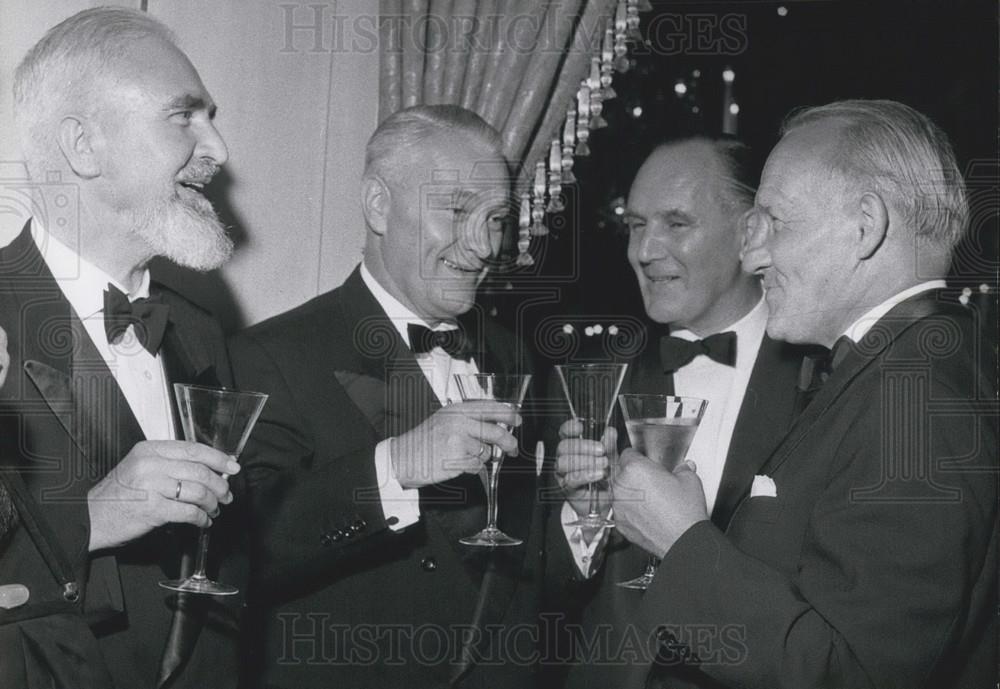 1959 Press Photo Minister of Finance Dr. Rudolf Eberhard Munich Opera - Historic Images