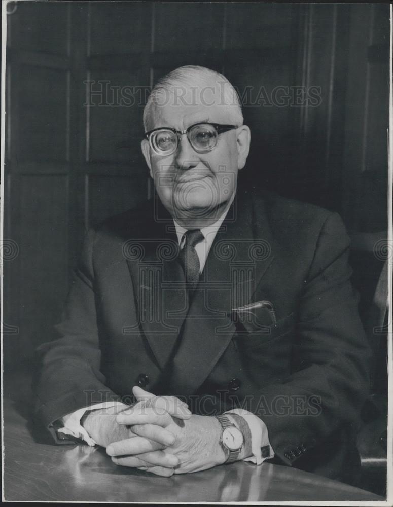 1961 Press Photo Mr. Roy Thomson, head of Thomson Allied Newspapers. - Historic Images