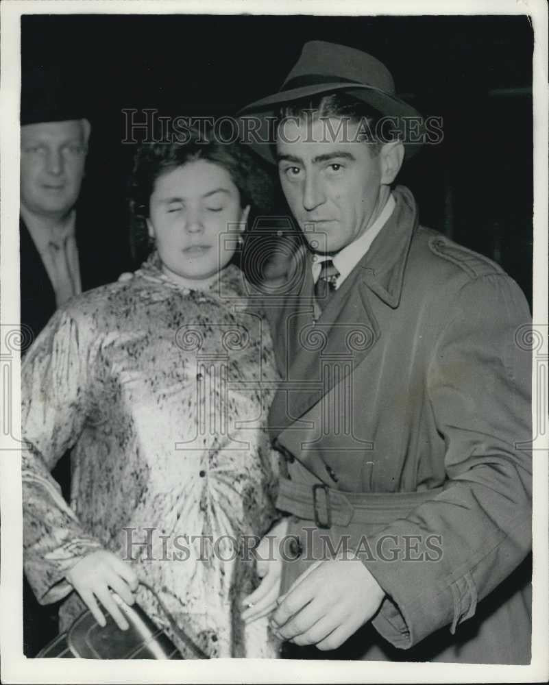 1956 Press Photo Catherine Birch Margaret Daniels Murder Witness - Historic Images