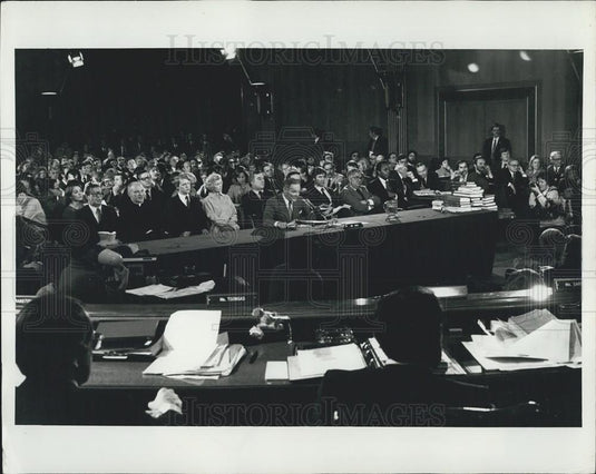 1981 Press Photo Haig confirmation hearing at senate foreign relations committe - Historic Images