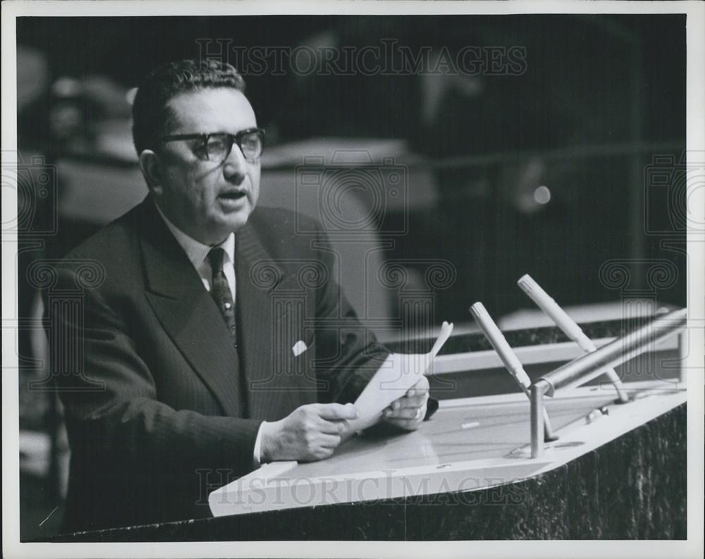 1960 Press Photo Louis Rakotomalala Permanent Rep. Malagasy Republic UN Assembly - Historic Images