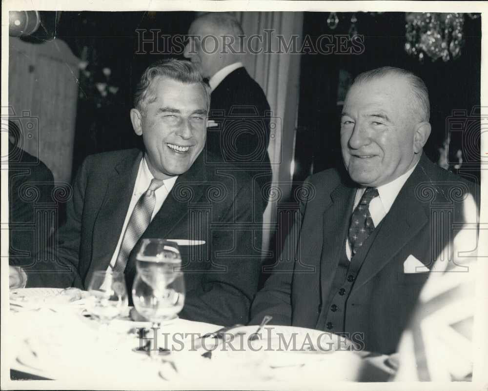 1958 Press Photo Reception For Robert B. Meyner Governor Of New Jersey - Historic Images