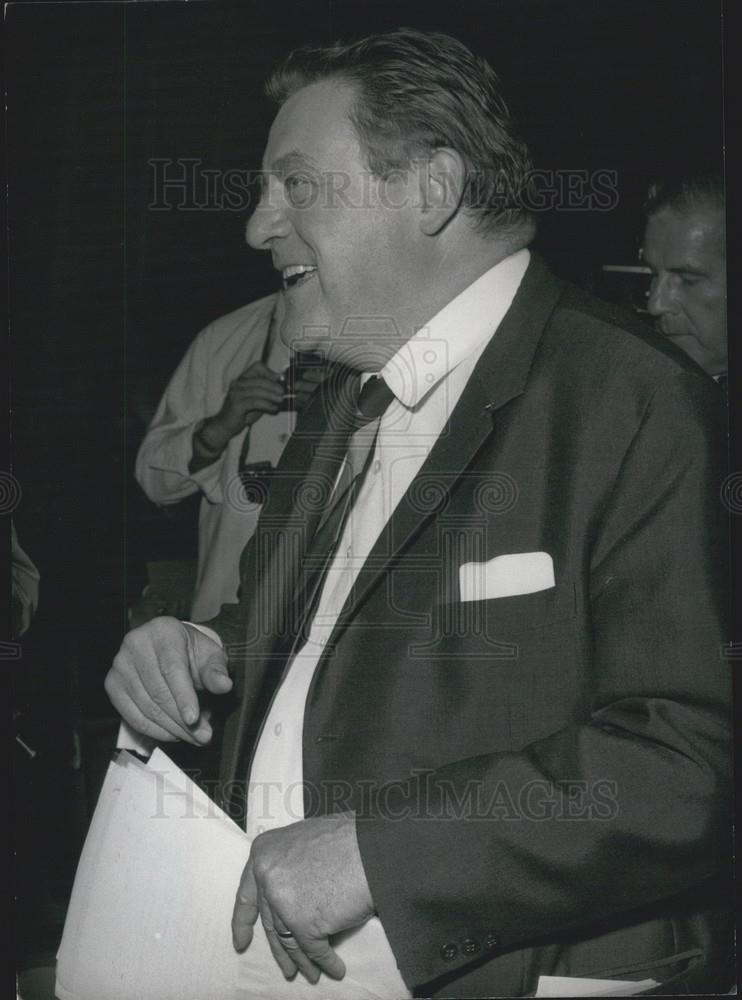 1969 Press Photo Franz Josef Strauss CSU Chairman - Historic Images