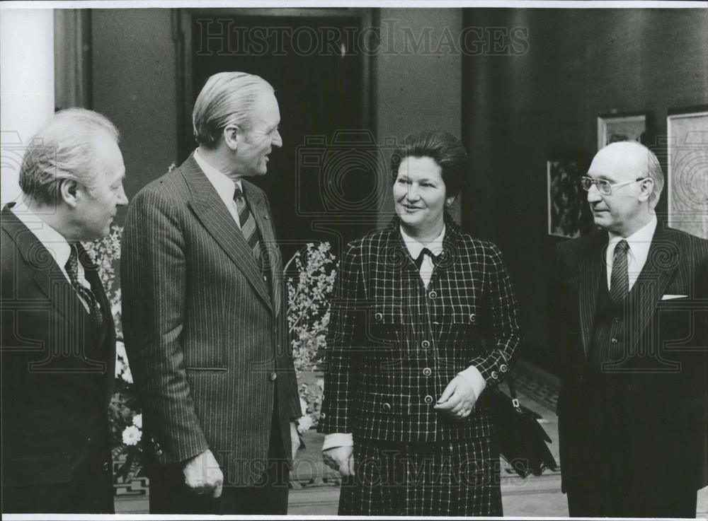 Press Photo Simone Veil in Bonn/West Germany - Historic Images