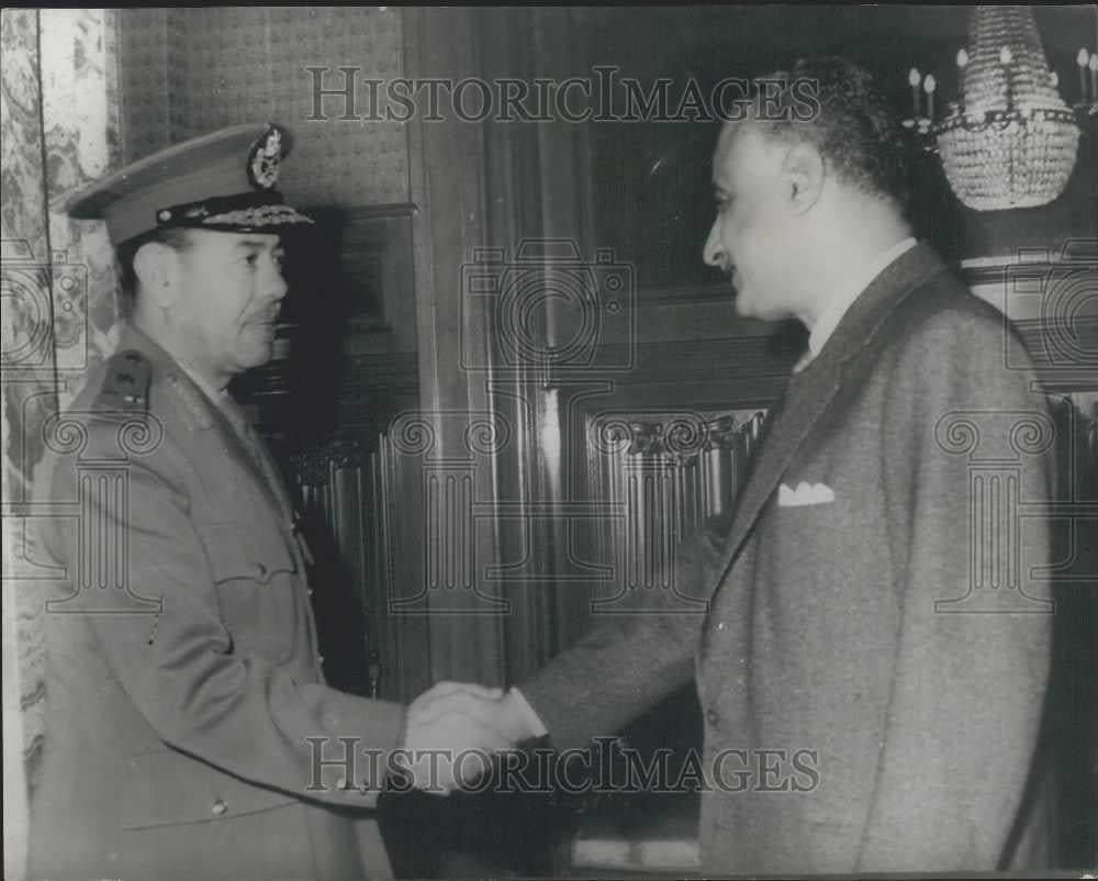 1968 Press Photo New UAR War Minister Sworn In - Historic Images