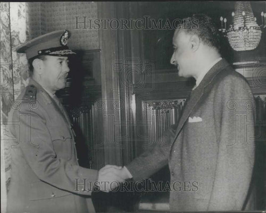 1968 Press Photo New UAR War Minister Sworn In - Historic Images