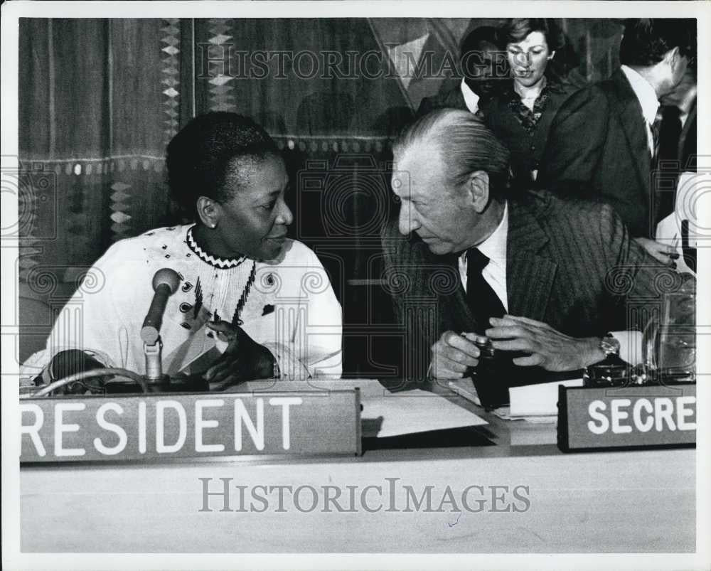 1978 Press Photo UN Secretary General Waldheim - Historic Images