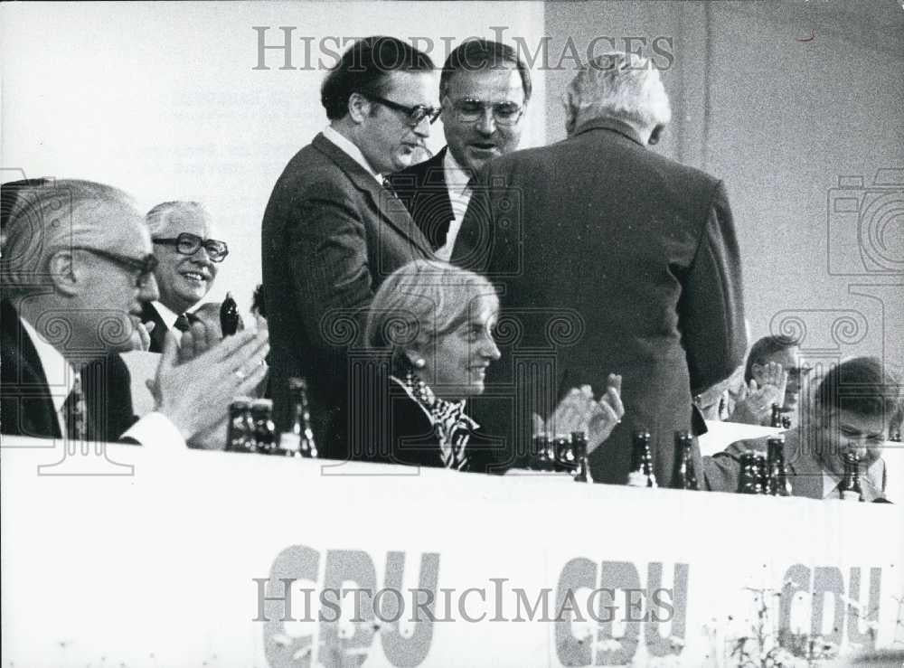 Press Photo Christian Democratic Party Convent In Hannover - Historic Images