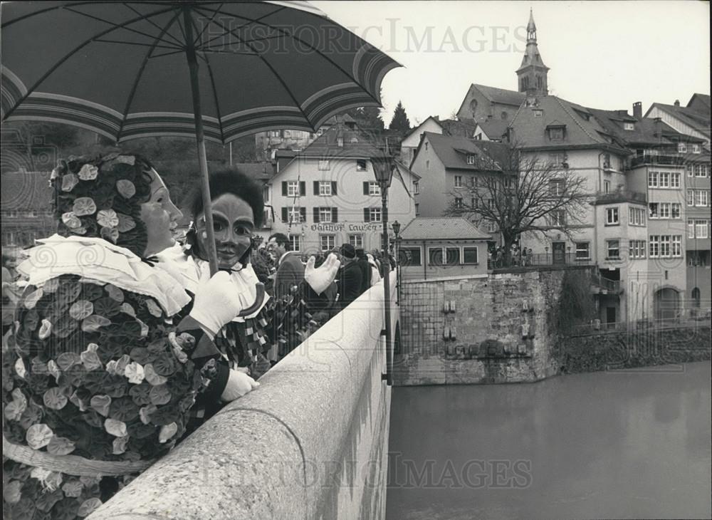 1987 Press Photo Carnival on the Rhine - Historic Images