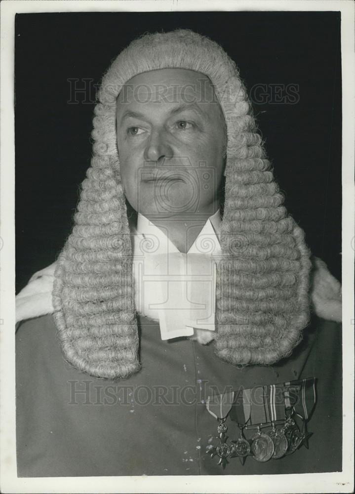 1959 Press Photo Judge Richard Augustine Elwes After Sworn In Queen's Bench - Historic Images