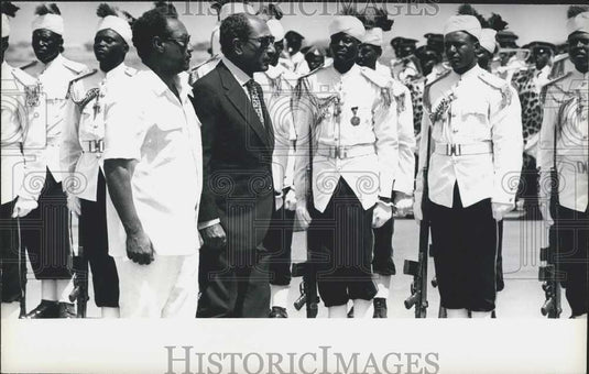 Press Photo African Leaders At OAU Summit In Khartoum - Historic Images