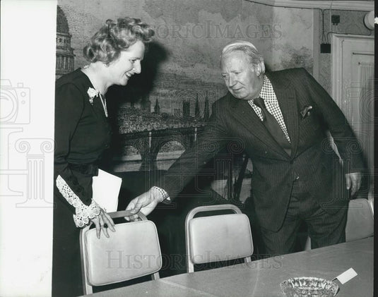 1975 Press Photo Mrs. Thatcher Launches Conservative Party's Campaign - Historic Images